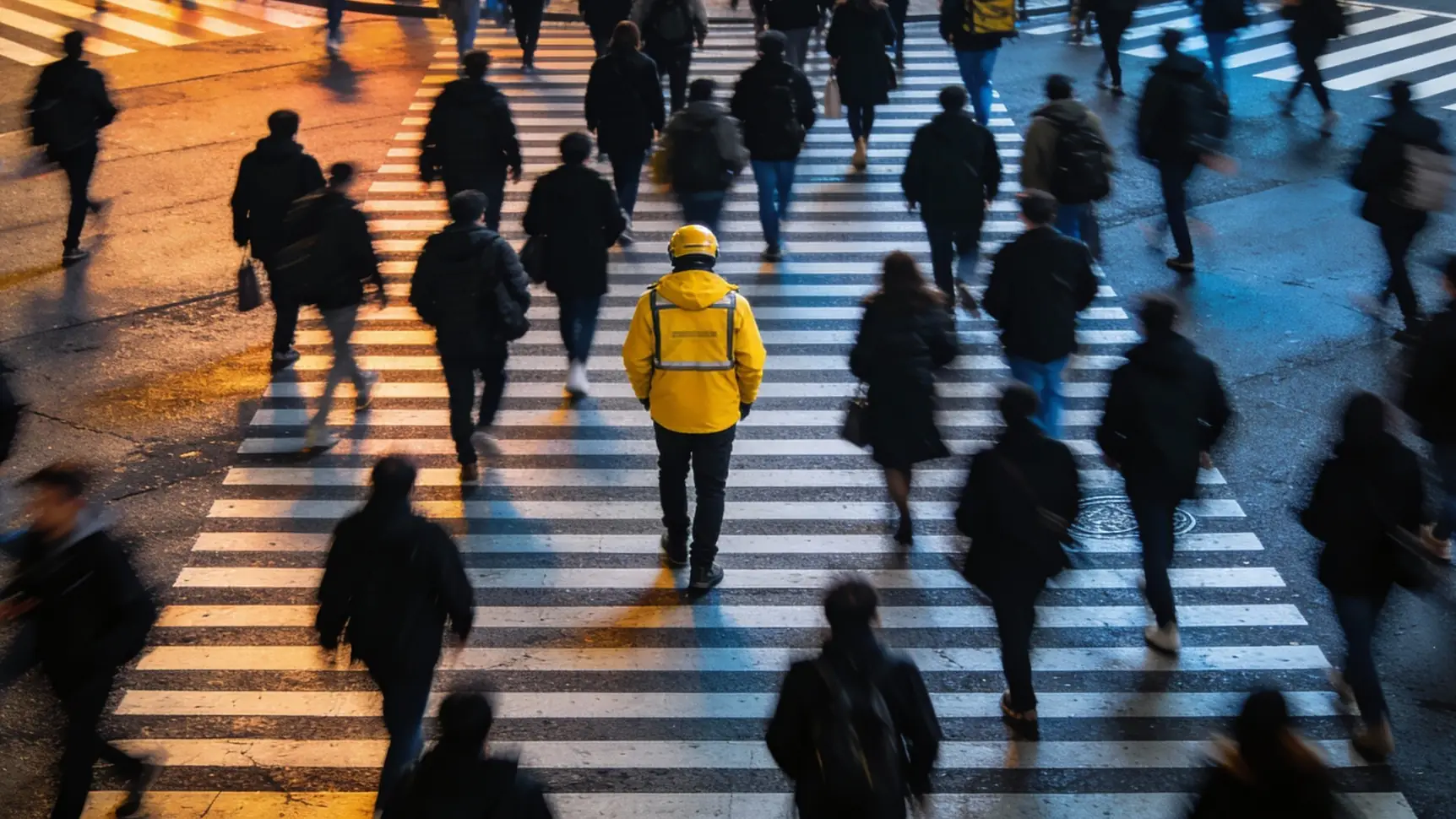 Курьер на электровелосипеде доставляет продукты из магазина в спальном районе.